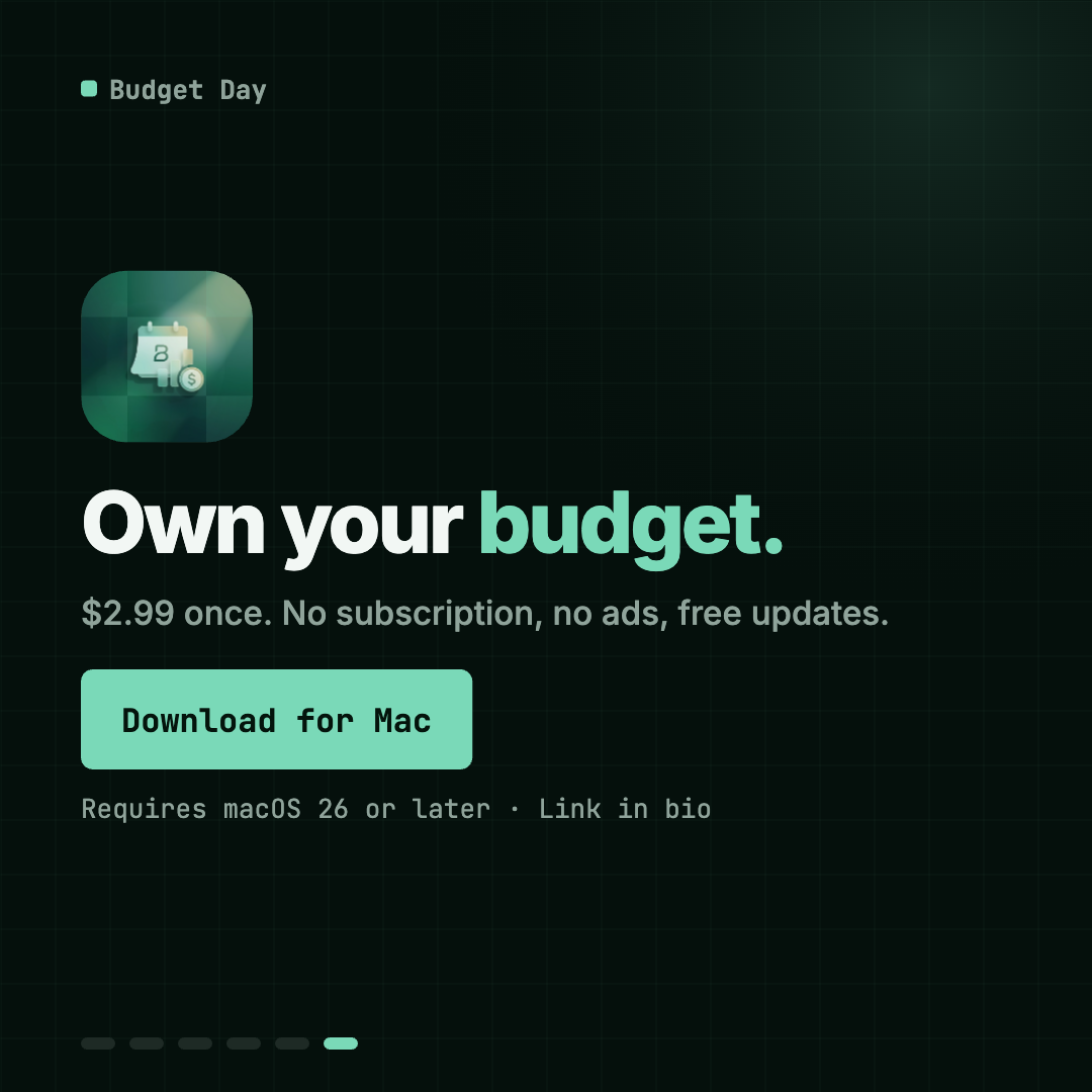 Budget Day screen 6